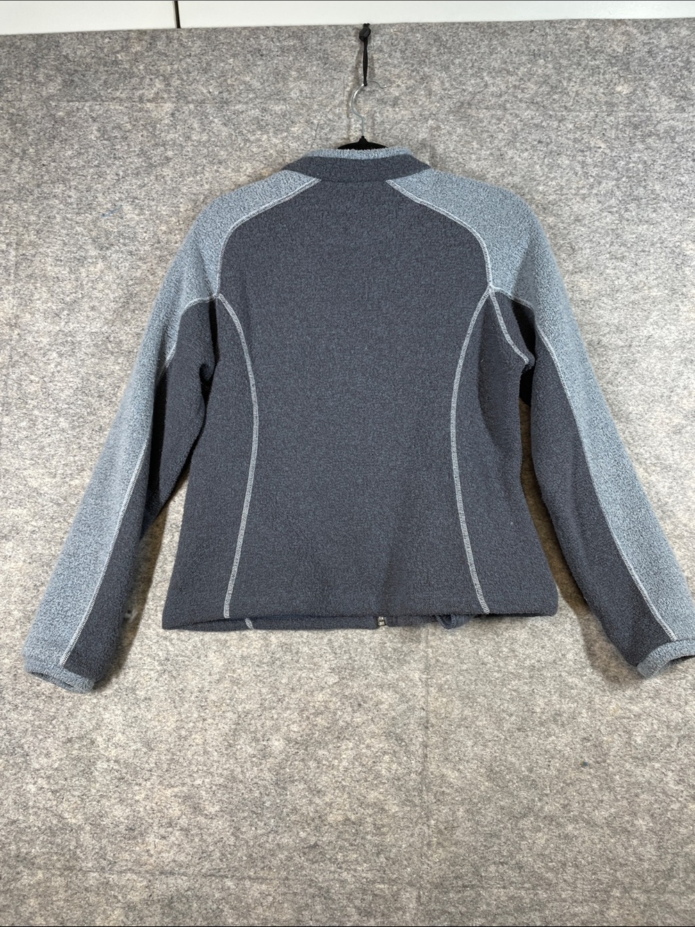 Kuhl Women's Gray Blue Full Zip Fleece Jacket Medium Outdoor Hiking Sweater - Picture 12 of 12